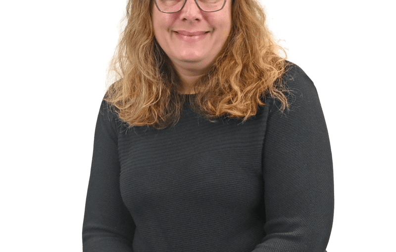 Jennifer Rogers, service and support administrator for developmental disabilities services in Sandusky County, Ohio, smiling at camera